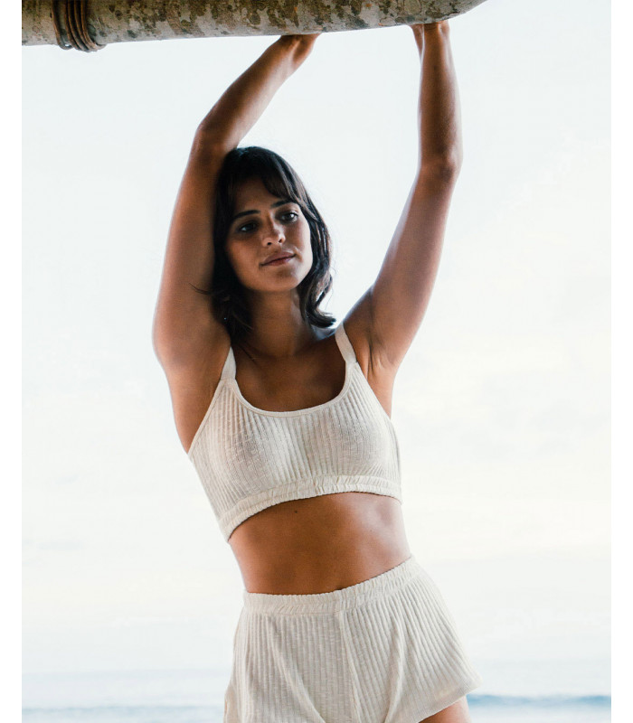 Icone lingerie - Altanera - Short beige en coton