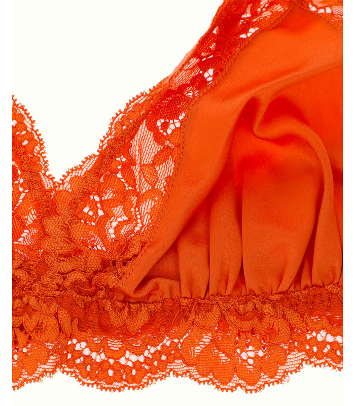 Icone lingerie - Jade - Triangle satiné