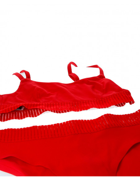 Icone lingerie - Syracuse - Brassière rouge