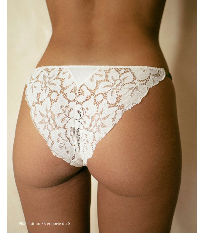 culotte pour femme en dentelle française Sofia Icone lingerie