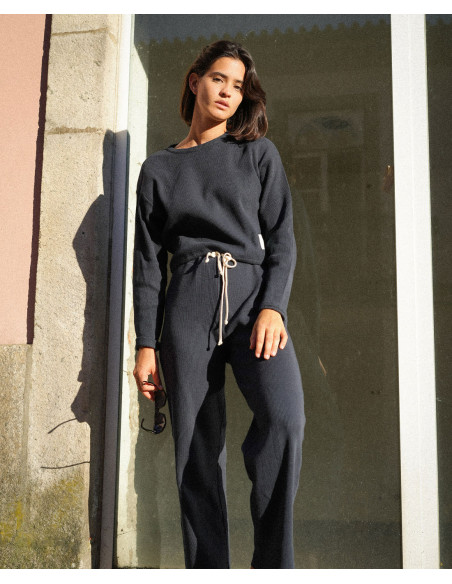 Pantalon de pyjama en coton bio 1987 Icone lingerie