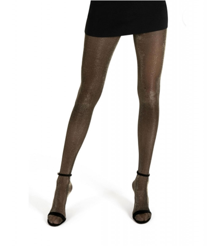 Collant Fashion Blanca semi opaque lurex Le Bourget Paris