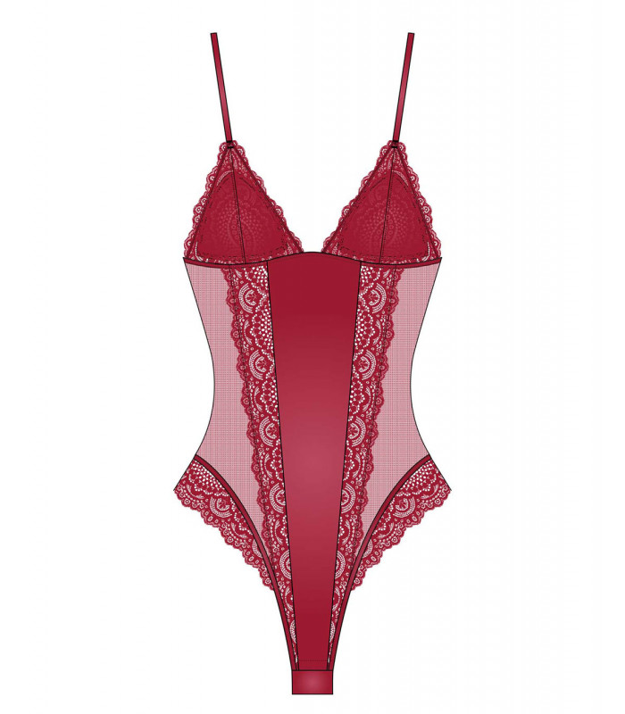 Body en dentelle glamour - Scandale éco-lingerie