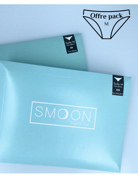 pack culottes menstruelles taille M Smoon lingerie