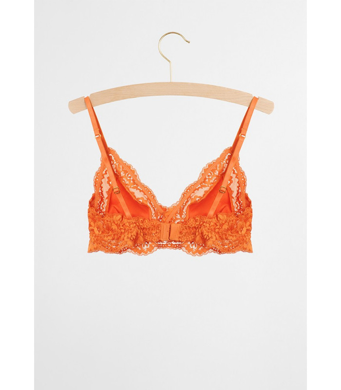 Icone lingerie - Jade - Soutien gorge triangle satiné