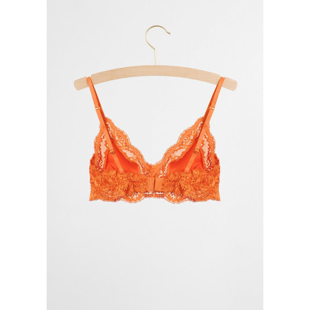 Icone lingerie - Jade - Soutien gorge triangle satiné